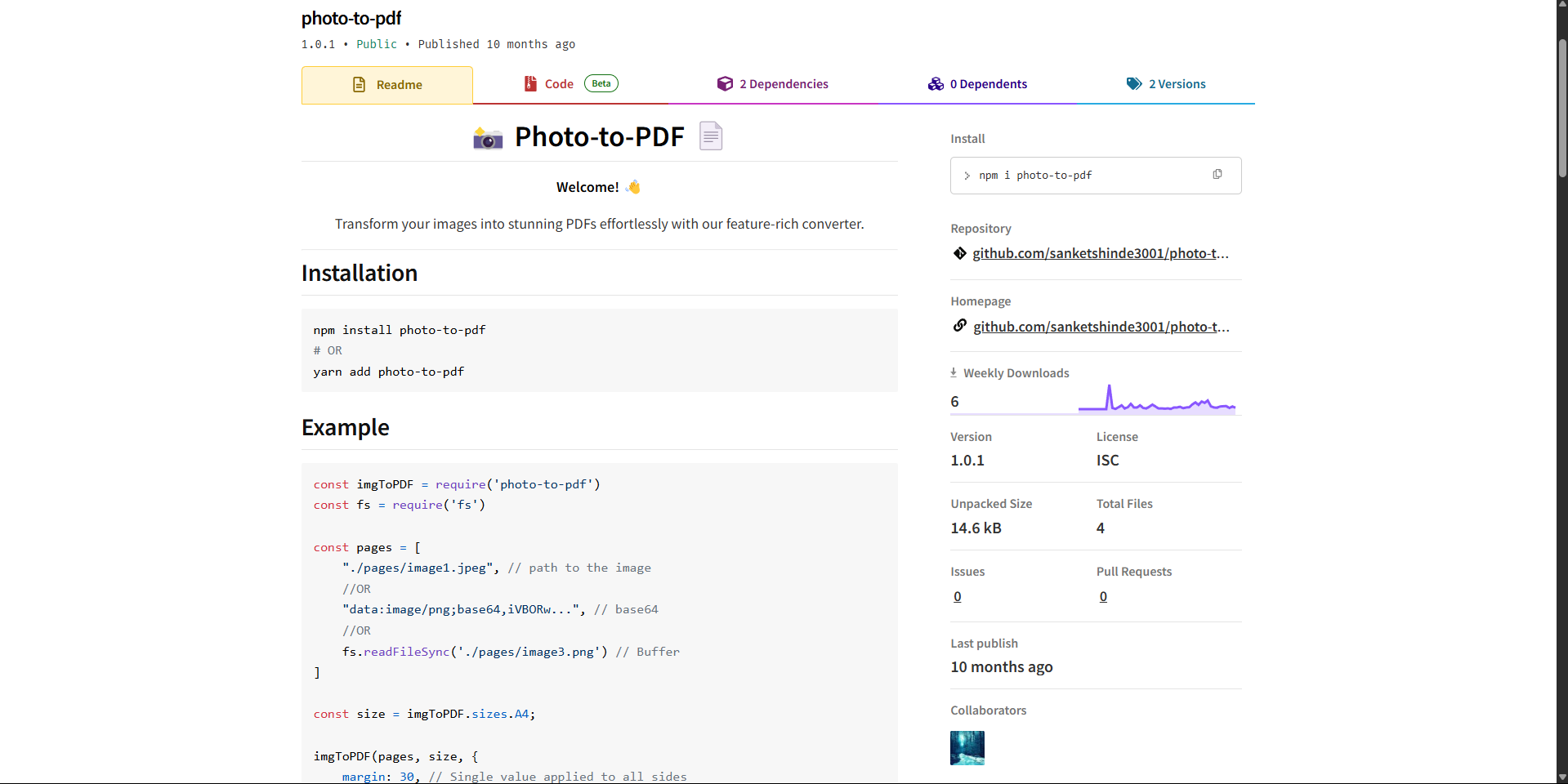 Photo to Pdf